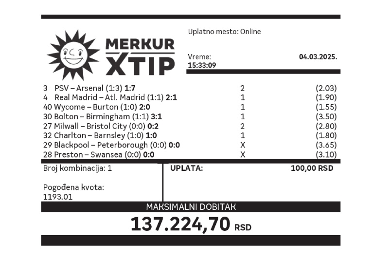 Online tiket 2