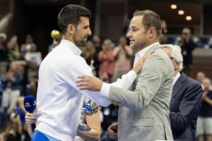 Novak Djokovic and Andy Roddick