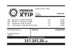 Dobitni tiket, Supertiket, Tiket, MerkurXtip