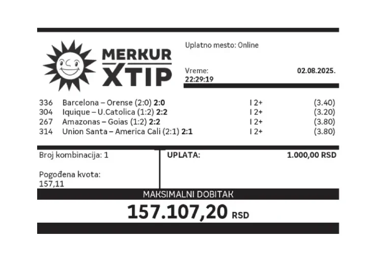 Dobitni tiket, Supertiket, Tiket, MerkurXtip