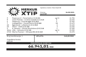 Dobitni tiket, supertiket, tiket, kvote, MerkurXtip