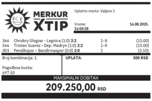 Dobitni tiket, Supertiket, Tiket, MerkurXtip