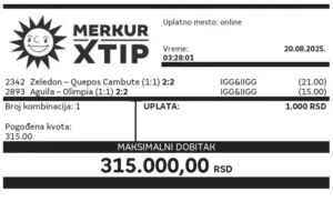 Supertiket, dobitni tiket, tiket, kvote, MerkurXtip
