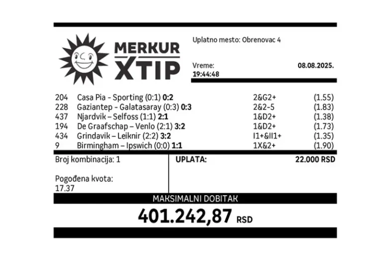 Tiket, Dobitni tiket, supertiket. kvote, MerkurXtip (3)