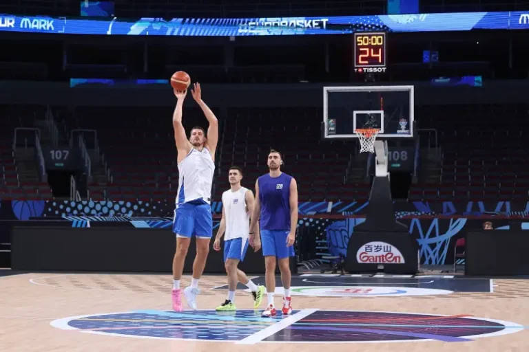 Trening reprezentacije Srbije pred susret sa Turskom, Nikola Jokić, Milutinov i Koprivica na treningu reprezentacije