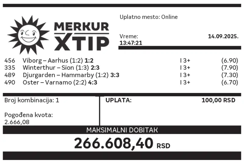 Dobitni tiket