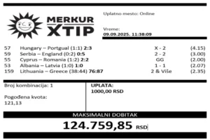 Supertiket, Dobitni tiket, MerkurXtip