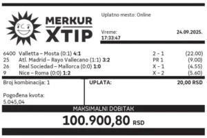 Supertiket, Dobitni tiket, MerkurXtip