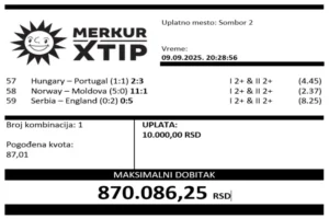Supertiket, Dobitni tiket, MerkurXtip