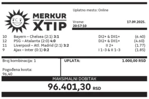 Dobitni tiket, Supertiket, MerkuXtip