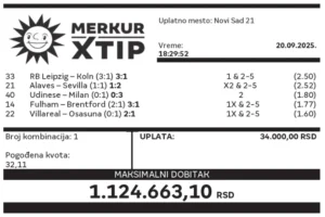 Dobitni tiket, MerkurXtip, Supertiket