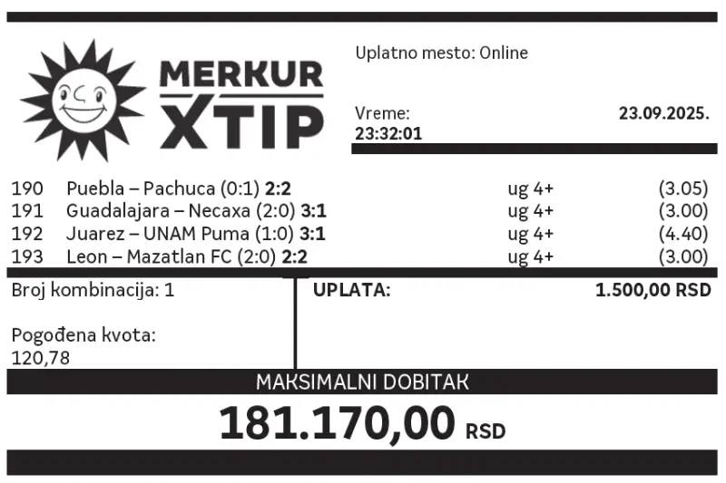Supertiket, Dobitni tiket, MerkurXtip