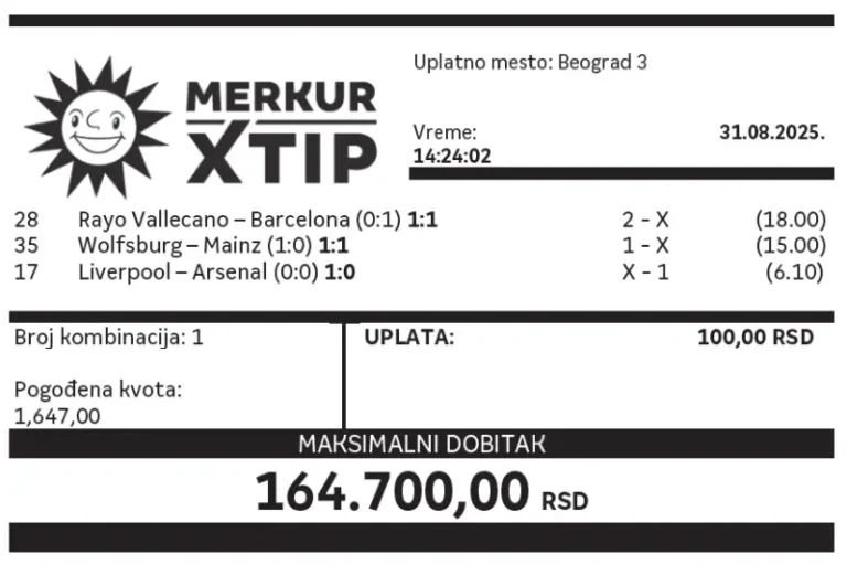 Supertiket, tiket, dobitni tiket, MerkurXtip