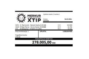 Supertiket, Dobitni tiket, Dobitni tiketi, MerkurXtip, Najbolje kvote
