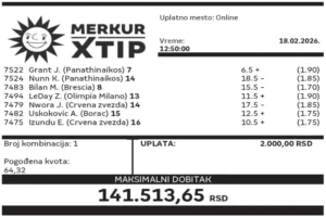 Dobitni tiketi, Dobitni tiket, Super tiket, Najbolje kvote, MerkurXtip