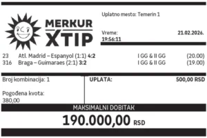 Dobitni tiket, Dobitni tiketi, Super tiket, Najbolje kvote, MerkurXtip