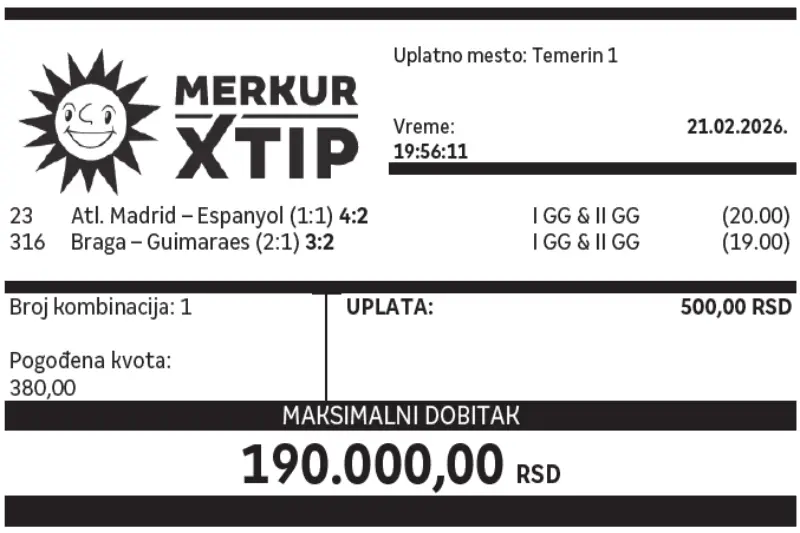 Dobitni tiket, Dobitni tiketi, Super tiket, Najbolje kvote, MerkurXtip