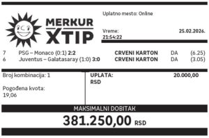 Dobitni tiket, Dobitni tiketi, Super tiket, Najbolje kvote, MerkurXtip
