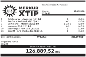 Dobitni tiketi, Dobitni tiket, Super tiket, Najbolje kvote, MerkurXtip