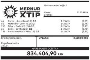 Dobitni tiket, Dobitni tiketi, Supertiket, Najbolje kvote, MerkurXtip