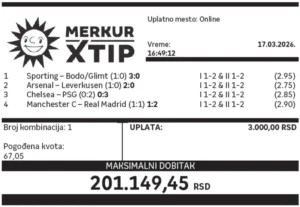Dobitni tiket, Dobitni tiketi, Super tiket, Najbolje kvote, MerkurXtip
