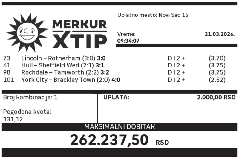 Dobitni tiket, Dobitni tiketi, Super tiket, Najbolje kvote, MerkurXtip