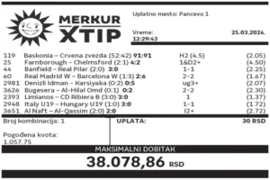 Dobitni tiket, Dobitni tiketi, Super tiket, najbolje kvote, MerkurXtip