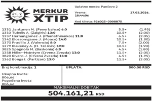 Dobitni tiket, Dobitni tiketi, Super tiket, Najbolje kvote, MerkurXtip