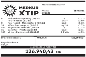 Dobitni tiket, Dobitni tiketi, Super tiket, Najbolje kvote, MerkurXtip