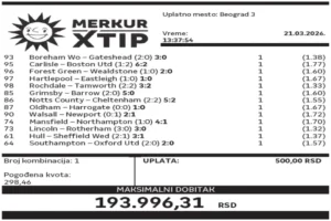 Dobitni tiket, Dobitni tiketi, Super tiket, Najbolje kvote, MerkurXtip