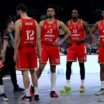 Košarkaši Crvene zvezde posle poraza od Partizana