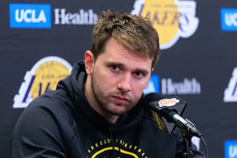 Luka Dončić na konferenciji za štampu