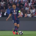 Kapiten Pari Sen Žermena Markijos, u meču sa Bajernom