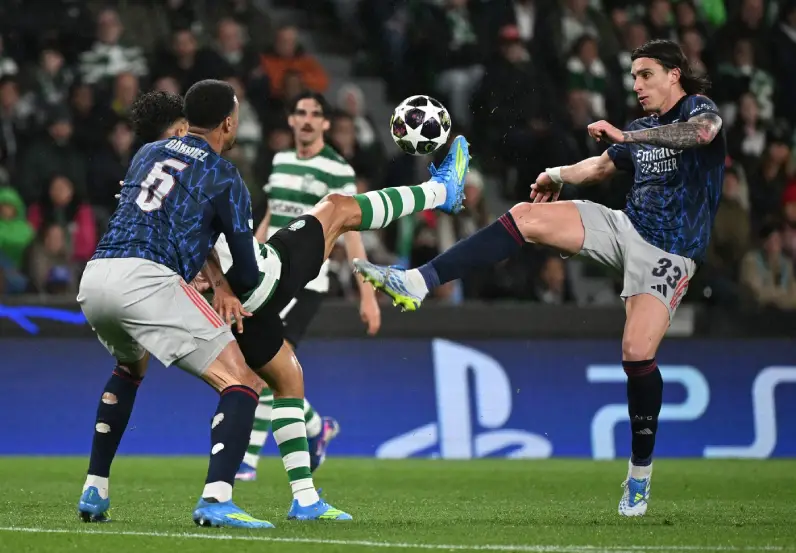 Rikardo Kalafjori na meču sa Sportingom, u Lisabonu, u četvrtfinalu Lige šampiona