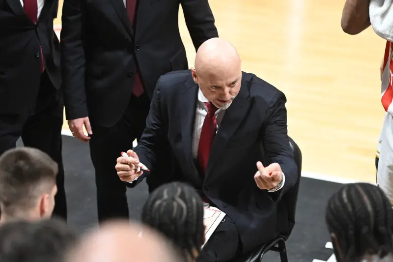 Trener Crvene zvezde Saša Obradović