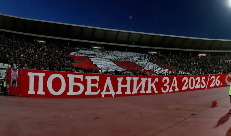 Poruka navijačla Crvene zvezde posle meča Crvena zvezda - Partizan, u 179. večitom derbiju