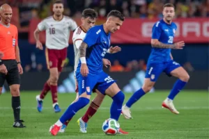 Detalj s prijateljskog meča Španija - Srbija, odigranog u Viljarealu