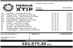 Dobitni tiket, Dobitni tiketi, Super tiket, Najbolje kvote, MerkurXtip