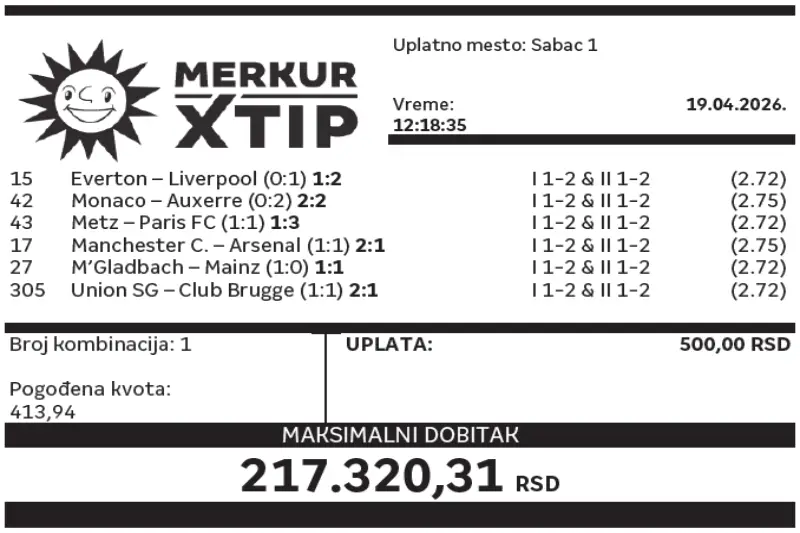 Dobitni tiket, Dobitni tiketi, Super tiket, Najbolje kvote, MerkurXtip
