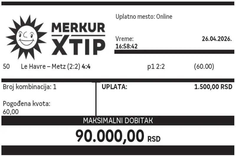 Dobitni tiketi, Dobitni tiket, Super tiket, Najbolje kvote, MerkurXtip