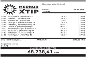 Dobitni tiket, Dobitni tiketi, Super tiket, Najbolje kvote, MerkurXtip