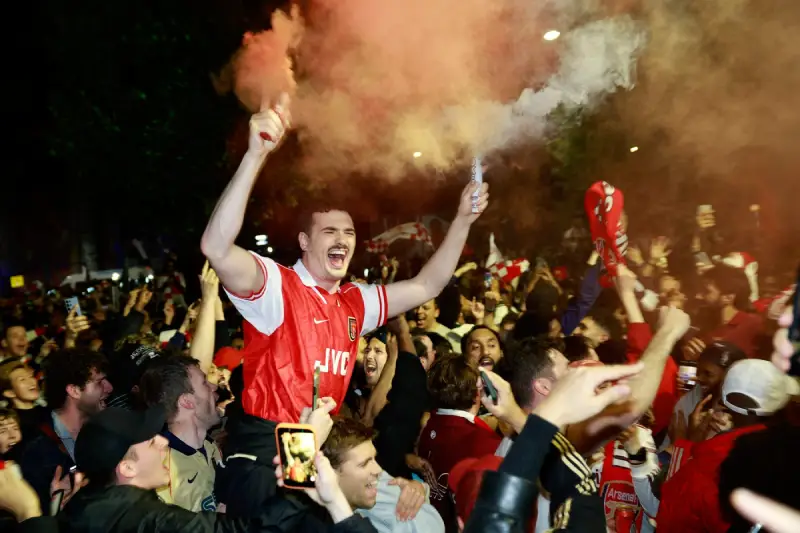 Slavlje na ulicama severnog Londona pšosle titule Arsenala