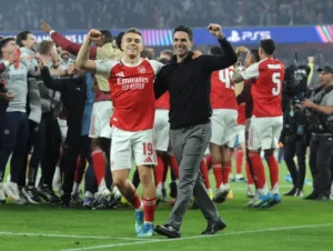 Arteta i Trosar proslavljaju plasman Arsenala u finale Lige šampiona