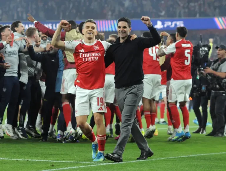 Arteta i Trosar proslavljaju plasman Arsenala u finale Lige šampiona