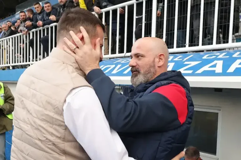 Nenad Lalatović i Dejan Stanković, treneri Novog Pazara i Crvene zvezde