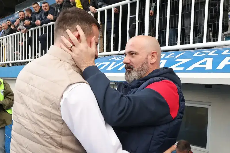 Nenad Lalatović i Dejan Stanković, treneri Novog Pazara i Crvene zvezde