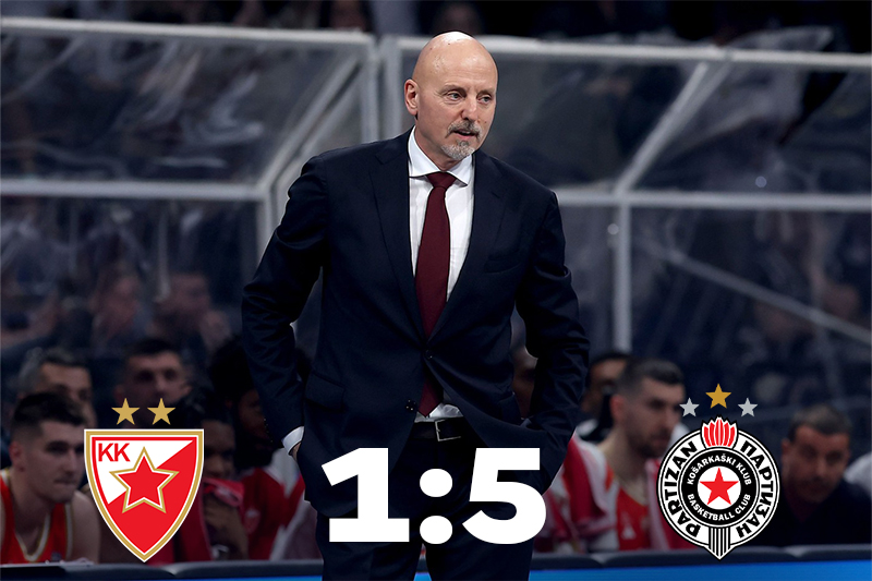 Trener Crvene zvezde Saša Obradović