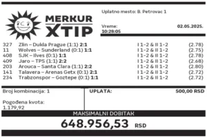Dobitni tiket, Dobitni tiketi, Super tiket, Najbolje kvote, MerkurXtip