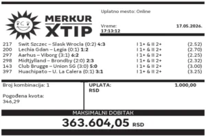 Dobitni tiket, Dobitni tiketi, Super tiket, Najbolje kvote, MerkurXtip