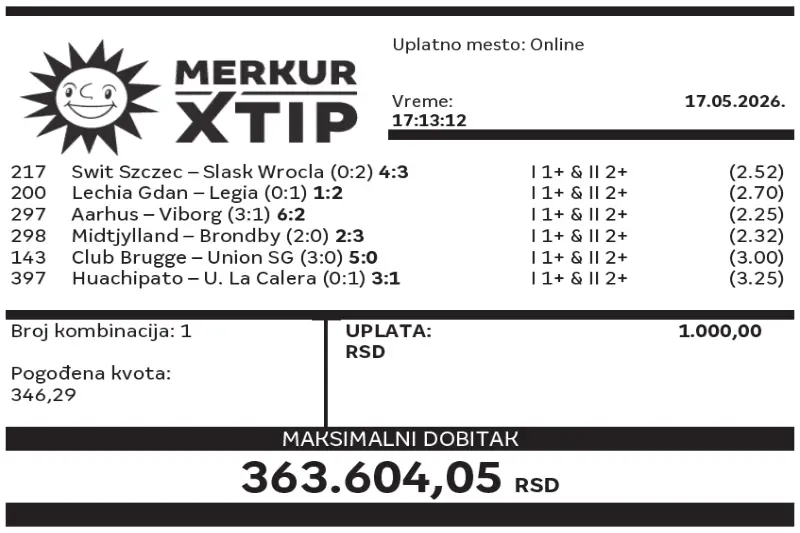 Dobitni tiket, Dobitni tiketi, Super tiket, Najbolje kvote, MerkurXtip